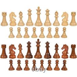 Nero High Polymer Extra Heavy Weighted Chess Pieces with 4.25 Inch King and E