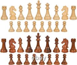 Nero High Polymer Extra Heavy Weighted Chess Pieces with 4.25 Inch King and Extr