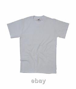 New Fruit Of The Loom Heavy 100% Cotton 36 Piece White T-shirt Pack Wholesale