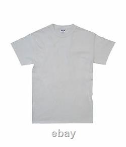 New Gildan Heavy 100% Cotton 144 Piece White T-shirt Pack Wholesale