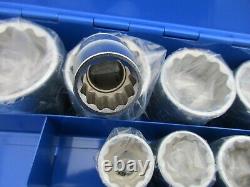 New, HEAVY DUTY Kobalt 20 Piece Mechanic's 3/4 Drive Socket and Ratchet Set