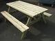 New Hand Made 6ft Patio Garden Pub Picnic Bench Table Seat Heavy Duty Fsc Timber