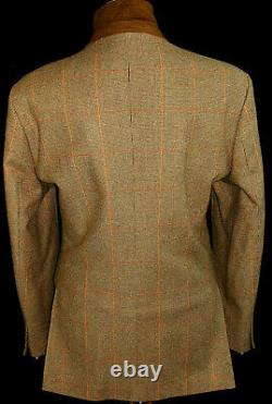 New Mens House Bruar Heavy Tweed Shooting 3 Piece Bespoke Suit 46r W40 X L33