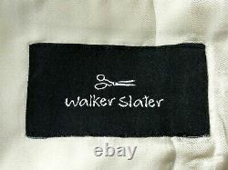 New Mens Walker Slater Heavy Weight Tan Brown Tweed 3 Piece Suit 38r W32 X L32