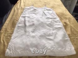 New Original Suffuse Off White Organza heavy Embroidered 3 piece suit-Large