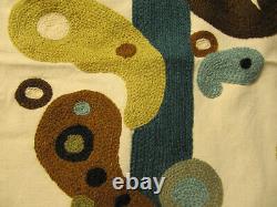New Piece Linen Fabric with Embroidery, 110in(3 Yards) L x 58in W