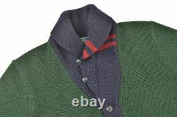 New Polo Ralph Lauren Men's Heavy Merino Wool Elbow-Patch Shawl Cardigan Sweater