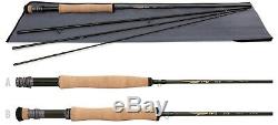 New Tfo Temple Fork Outfitters Bvk Tf06914b 9' #6 Weight 4 Piece Fly Rod +bag