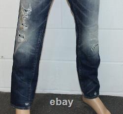 New with labels mens DSQUARED 2 Heavy repair patch jean size 38 inch RRP £310