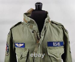 NewPolo Ralph Lauren M65 military patch army field combat jacket Size L RRP £389