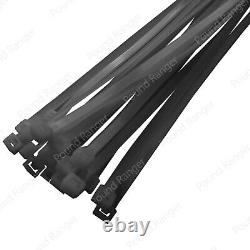 Nylon Extra Strong Long Thick Thin Zip Ties Wraps Heavy Duty Black Cable Ties