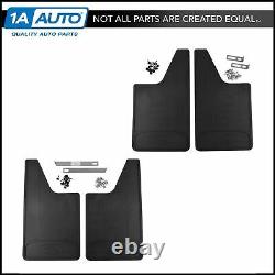 OEM Heavy Duty Rubber Mud Flaps Splash Guard Front & Rear Set for Ford Pickup