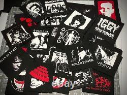 ONE OF EVERY PATCH LOT Punk Goth Psych Industrial Garage Heavy Metal New Wave