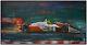 Original Formula One Painting Mclaren Race Car F1 Pilot Senna Racing Signd Kravt