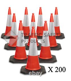 PACK OF 200 RANGER U. K Heavy Duty Traffic Cones (2 PIECE 750mm)