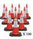 Pallet Of 100 U. K Elite Traffic Cones (2 Piece 750mm Heavy Duty)