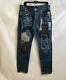 Purple Brand Vintage Heavy Patch Repair Jean Men's Size 36 Mid Indigo