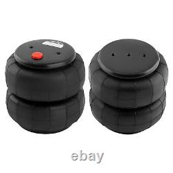 Pair Standard 2600 lbs Air Suspension Spring Bag Bellows Kit 1/2npt Heavy Duty