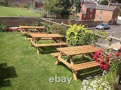 Picnic table heavy duty commercial grade with free shipping