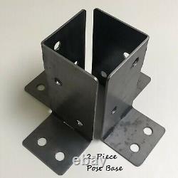 PostHuggerT Brackets For 6 x 6 Posts Heavy Duty Shop Table Pergola USA Made