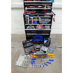 Professional 527 Piece Tool Kit with Heavy Duty 15-Drawer Tool Chest Durable Set