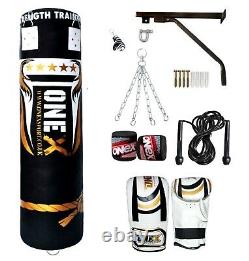 Punch Bag 3ft/4ft/5ft Filled Heavy duty Punching kick boxing bags set MMA fitnes