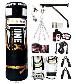 Punch Bag 3ft/4ft/5ft Filled Heavy duty Punching kick boxing bags set MMA fitnes