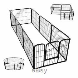 Puppy Playpen Heavy Duty Whelping 8 Piece Dog Run Enclosure Extra Large Pen ZC