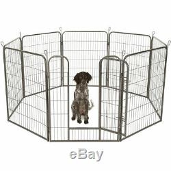 Puppy Playpen Heavy Duty Whelping 8 Piece Dog Run Enclosure Extra Large Pen ZC