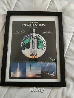 RARE! SpaceX Falcon Heavy FLOWN Employee Patch with Employee Number NASA