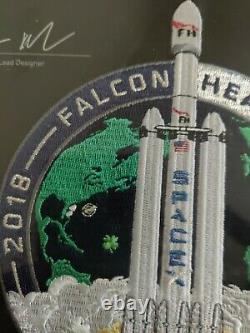 RARE! SpaceX Falcon Heavy FLOWN Employee Patch with Employee Number NASA