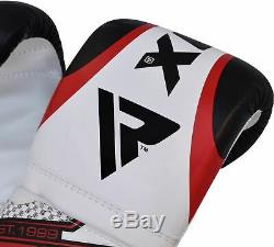 RDX 5FT Heavy Filled Duty Boxing 17 Piece Punch Bag Kick Martial Arts Set Black