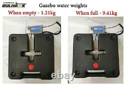 SET OF 2, 4 or 8 BULHAWK HEAVY DUTY WATER WEIGHTS POP UP GAZEBO LEG SUPPORTS