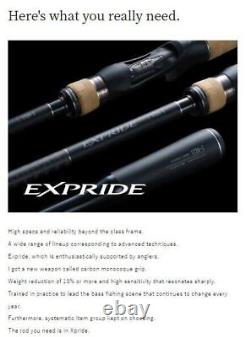 SHIMANO 23 EXPRIDE 168MH-S TAFTEC Solid Tip Concept grip joint 1 Pieces Bass