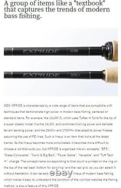 SHIMANO 23 EXPRIDE 168MH-S TAFTEC Solid Tip Concept grip joint 1 Pieces Bass