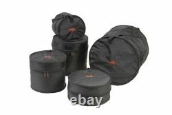 SKB 1SKB-DBS3 5 Piece Drum Travel Gig Bag Set 1SKBDBS3 Heavy-Duty Zippers