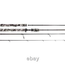 Samaki Zing Travel Spin Rod 7' SZG-703SH 3 Piece Graphite Rod 12-20 Lb + Case