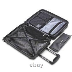 Samsonite Endure 2 Piece Hardside Suitcase/Luggage Set Black 4 Wheel Spinner