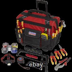 Sealey 24 Piece Electricians Tool Kit in Heavy Duty Tool Bag