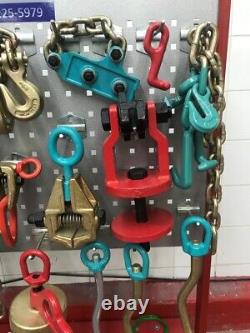 Set#1 39 Piece Heavy Duty Autobody Framemachine Pulling Tools & Clamps Mega Pack