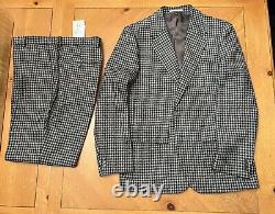 Shetland Tweed Suit JCREW- Check Multi Color Heavy Wool -REGULAR FIT