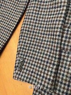 Shetland Tweed Suit JCREW- Check Multi Color Heavy Wool -REGULAR FIT