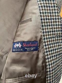 Shetland Tweed Suit JCREW- Check Multi Color Heavy Wool -REGULAR FIT