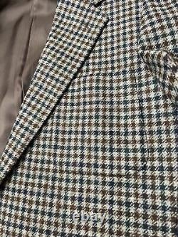 Shetland Tweed Suit JCREW- Check Multi Color Heavy Wool -REGULAR FIT