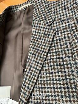 Shetland Tweed Suit JCREW- Check Multi Color Heavy Wool -REGULAR FIT