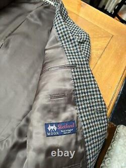 Shetland Tweed Suit JCREW- Check Multi Color Heavy Wool -REGULAR FIT