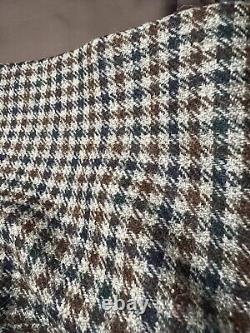 Shetland Tweed Suit JCREW- Check Multi Color Heavy Wool -REGULAR FIT