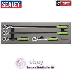 Siegen By Sealey 4 Piece 1/2 Drive Ratchet Wrench Set S01231