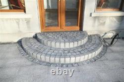 Silver Grey Granite Setts Cobbles Pavers Slabs Blocks Stone Decking Accessories