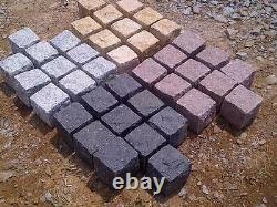 Silver Grey Granite Setts Cobbles Pavers Slabs Blocks Stone Decking Accessories